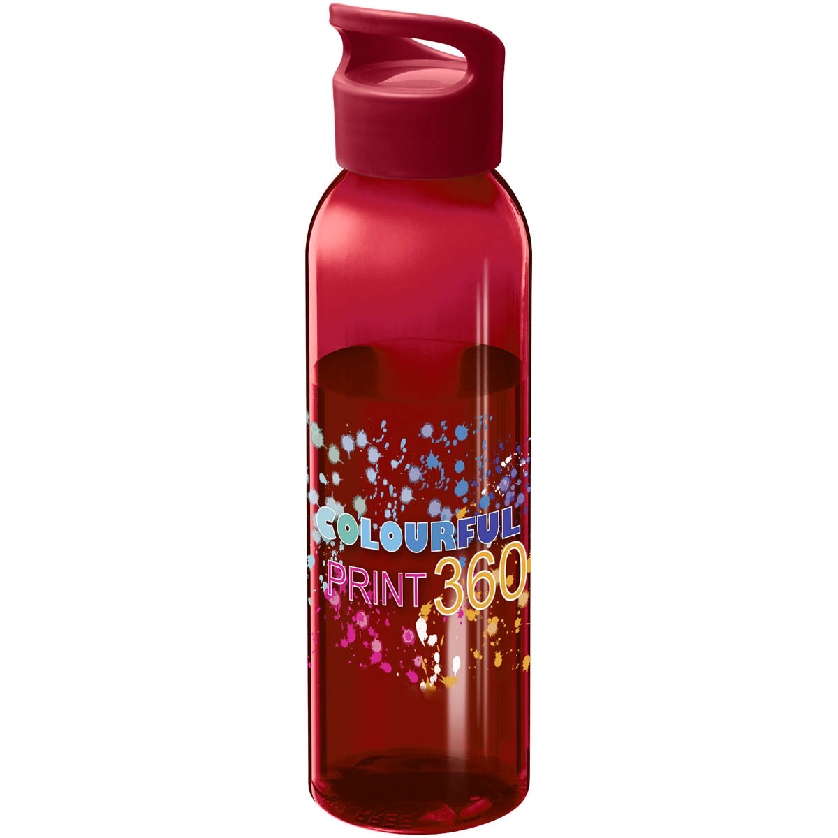 Sky 650 ml Tritan™ Sportflasche - rot - Logo 1