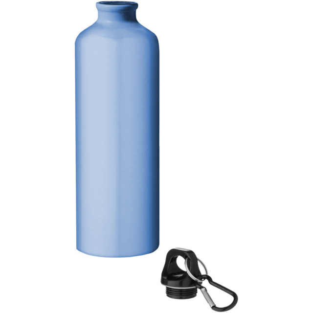 Oregon 770 ml Aluminium Trinkflasche mit Karabinerhaken - hellblau - Extra 1