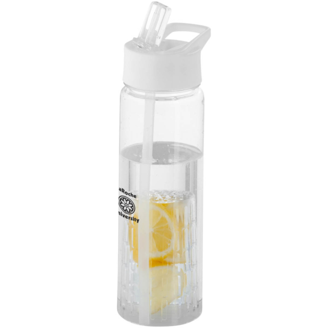 Tutti frutti 740 ml Tritan™ Sportflasche mit Infuser - transparent - Logo 1