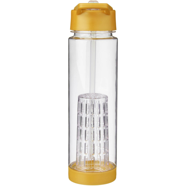 Tutti frutti 740 ml Tritan™ Sportflasche mit Infuser - transparent - Rückseite