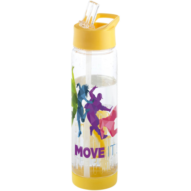 Tutti frutti 740 ml Tritan™ Sportflasche mit Infuser - transparent - Logo 1