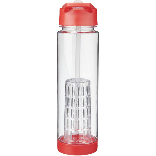 Tutti frutti 740 ml Tritan™ Sportflasche mit Infuser - transparent - Rückseite