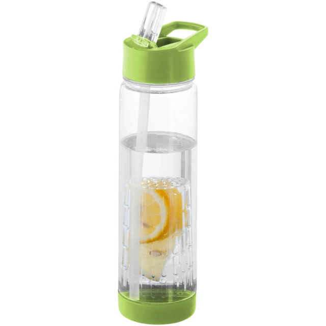 Tutti frutti 740 ml Tritan™ Sportflasche mit Infuser - transparent - Hauptfoto