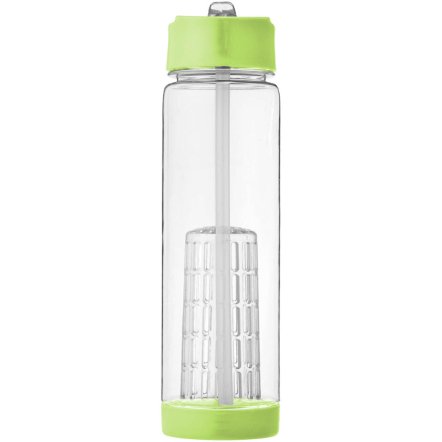 Tutti frutti 740 ml Tritan™ Sportflasche mit Infuser - transparent - Vorderseite