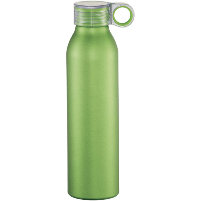 Grom 650 ml Aluminium Sportflasche - limone - Vorderseite