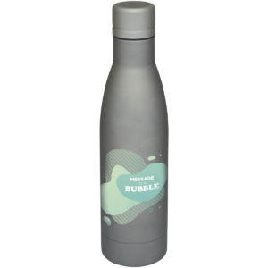 Vasa 500 ml Kupfer-Vakuum Isolierflasche - grau - Logo 1