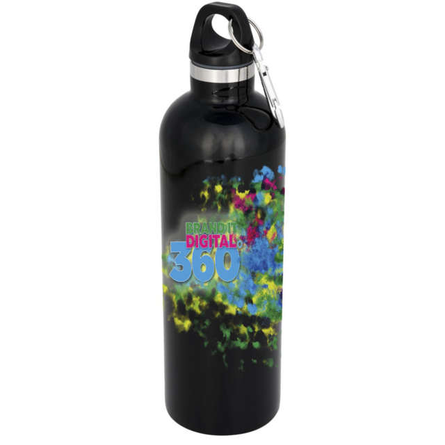 Atlantic 530 ml Vakuum Isolierflasche - schwarz - Logo 1