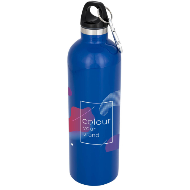 Atlantic 530 ml Vakuum Isolierflasche - blau - Logo 1