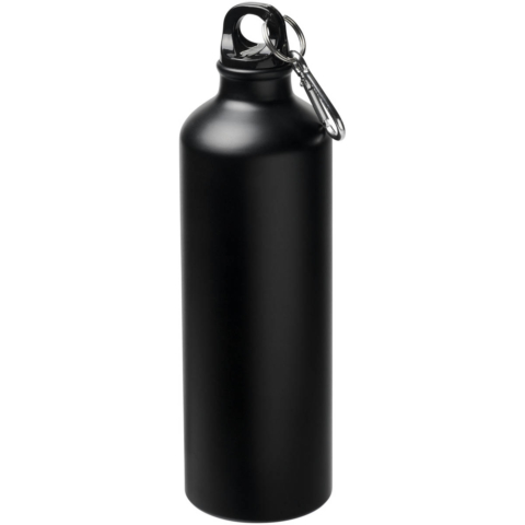 Oregon 770 ml matte Sportflasche mit Karabinerhaken - schwarz - Hauptfoto