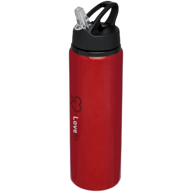 Fitz 800 ml Sportflasche - rot - Logo 1