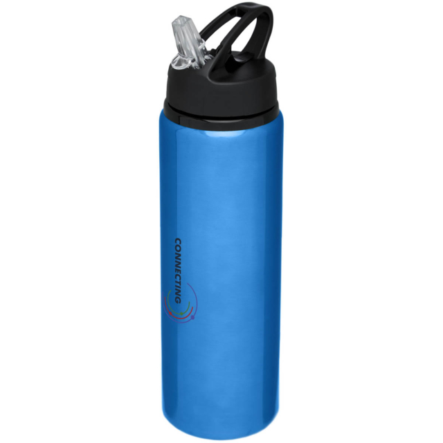 Fitz 800 ml Sportflasche - blau - Logo 1