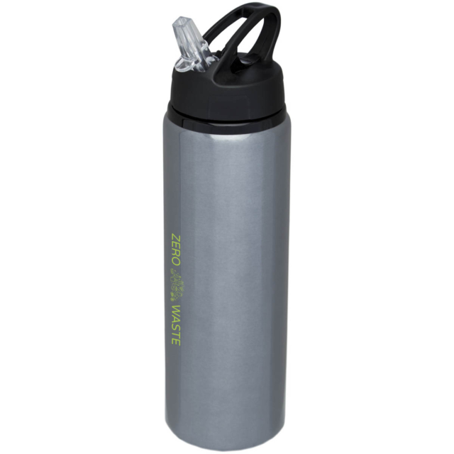 Fitz 800 ml Sportflasche - grau - Logo 1