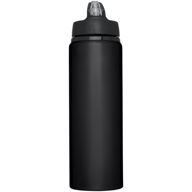 Fitz 800 ml Sportflasche - schwarz - Vorderseite