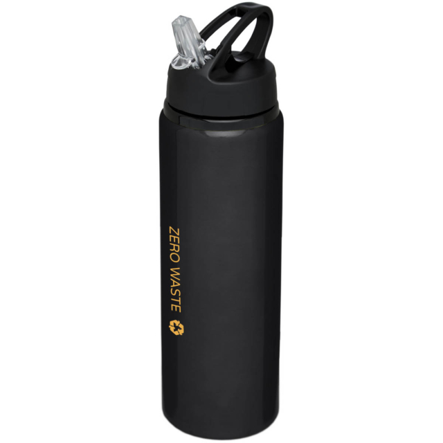 Fitz 800 ml Sportflasche - schwarz - Logo 1