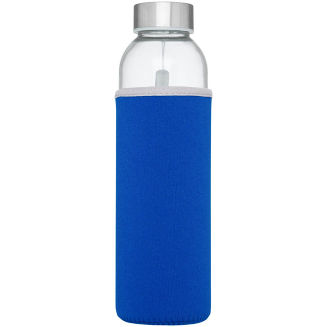 Bodhi 500 ml Glas-Sportflasche - blau - Vorderseite