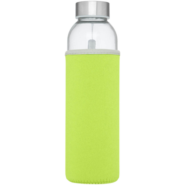 Bodhi 500 ml Glas-Sportflasche - Lindgrün - Vorderseite