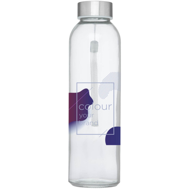 Bodhi 500 ml Glas-Sportflasche - Lindgrün - Logo 1