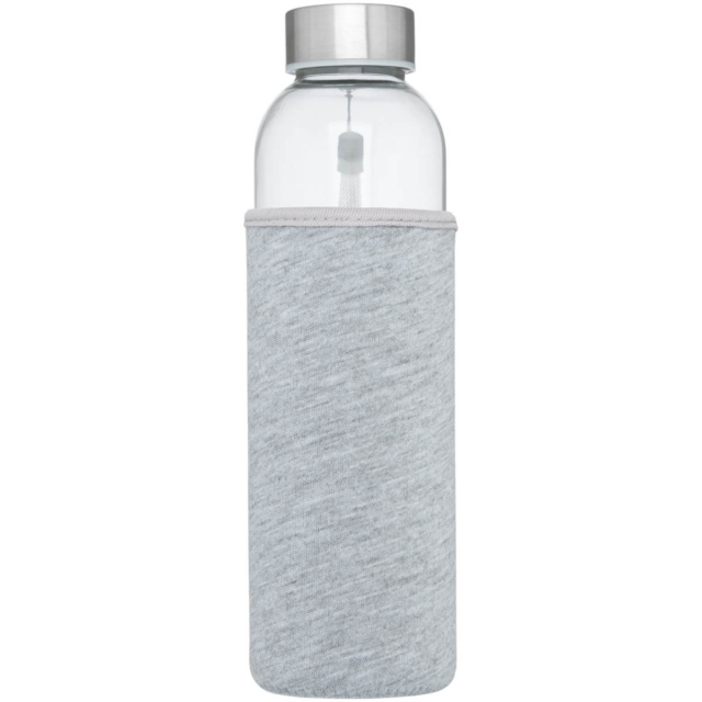 Bodhi 500 ml Glas-Sportflasche - grau - Vorderseite