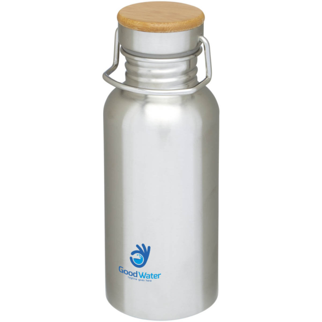 Thor 550 ml Sportflasche - silber - Logo 1