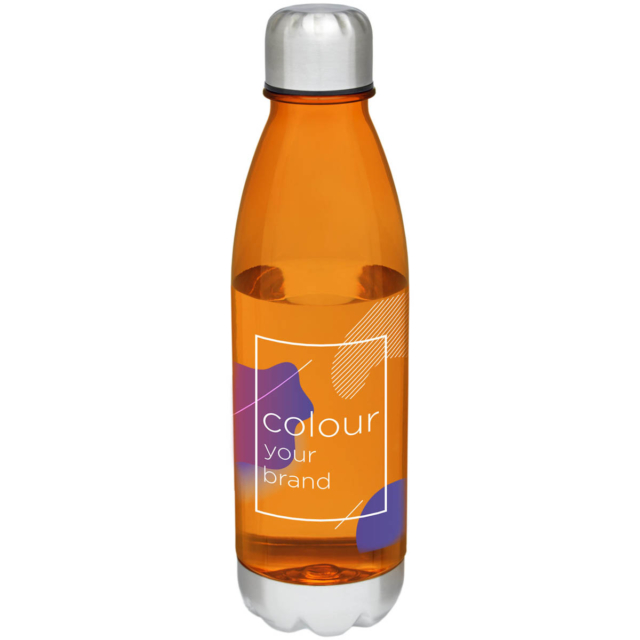 Cove 685 ml Sportflasche - transparent orange - Logo 1