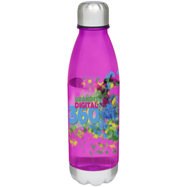 Cove 685 ml Sportflasche - transparent pink - Logo 1