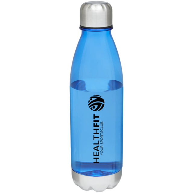 Cove 685 ml Sportflasche - transparent royalblau - Logo 2