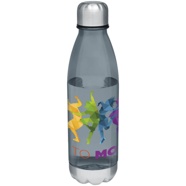 Cove 685 ml Sportflasche - transparent schwarz - Logo 1