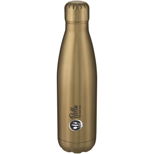 Cove 500 ml vakuumisolierte Edelstahlflasche - gold - Logo 1