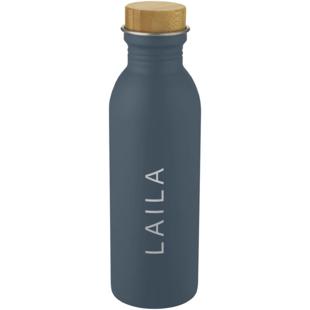 Kalix 650 ml Sportflasche aus Edelstahl - eisblau - Logo 2