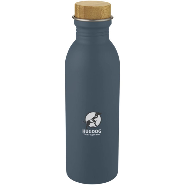 Kalix 650 ml Sportflasche aus Edelstahl - eisblau - Logo 1