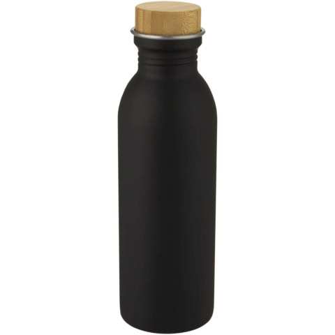 Kalix 650 ml Sportflasche aus Edelstahl - schwarz - Hauptfoto