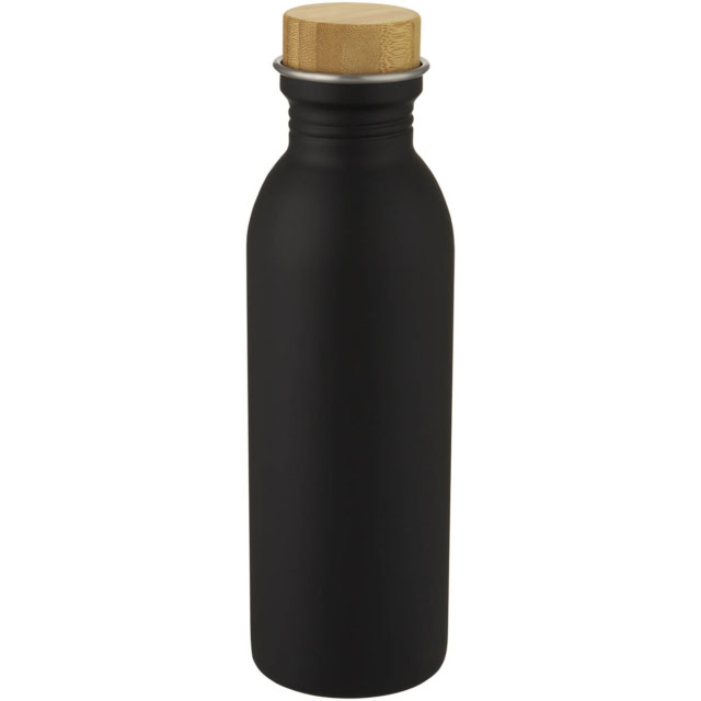 Kalix 650 ml Sportflasche aus Edelstahl - schwarz - Hauptfoto