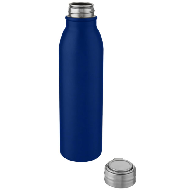 Harper 700 ml Sportflasche aus Edelstahl mit Metallschlaufe - mittelblau - Extra 1