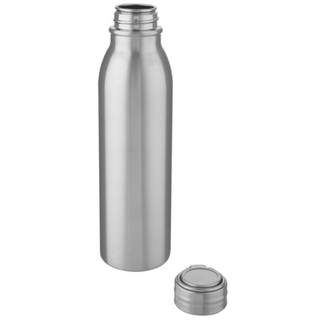 Harper 700 ml Sportflasche aus Edelstahl mit Metallschlaufe - silber - Extra 1