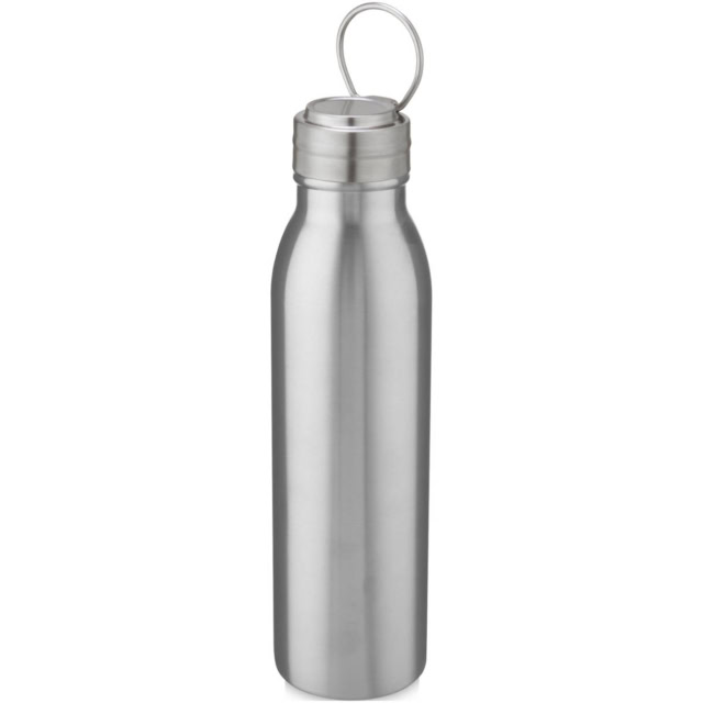 Harper 700 ml Sportflasche aus Edelstahl mit Metallschlaufe - silber - Extra 2