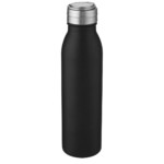 Harper 700 ml Sportflasche aus Edelstahl mit Metallschlaufe - schwarz - Hauptfoto