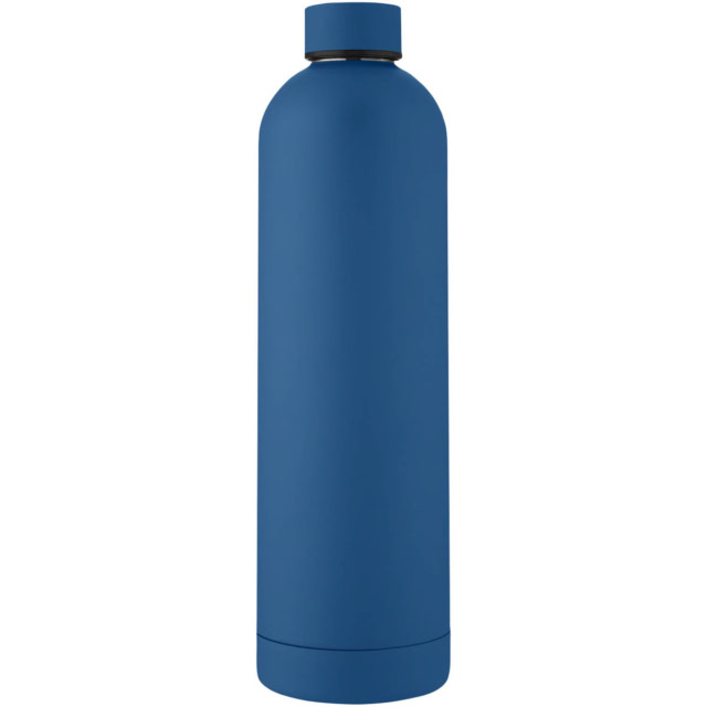 Spring 1 l Kupfer-Vakuum Isolierflasche - Tech blue - Vorderseite