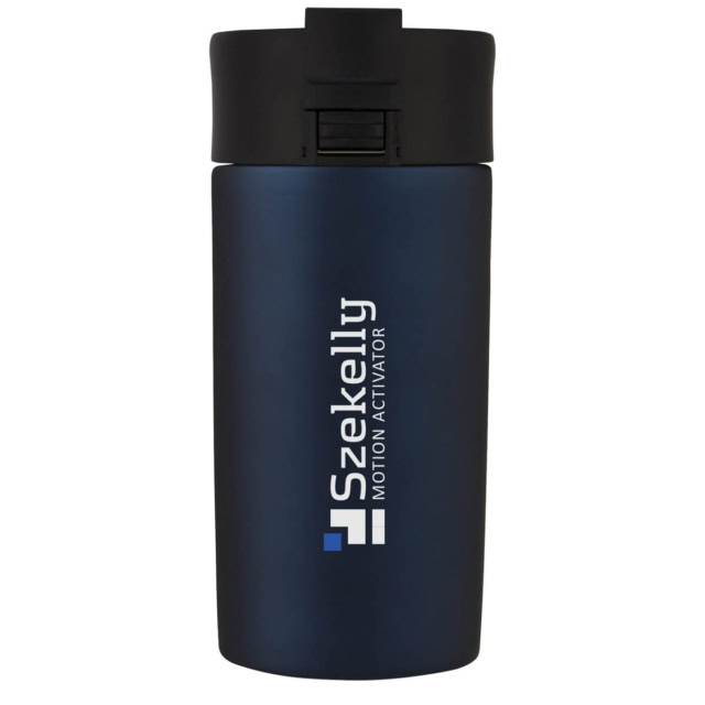 Jetta 330 ml Kupfer-Vakuum Isolierbecher - blau - Logo 1