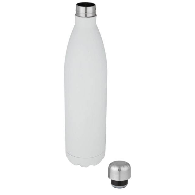 Cove 1 L vakuumisolierte Edelstahlflasche - weiss - Extra 1