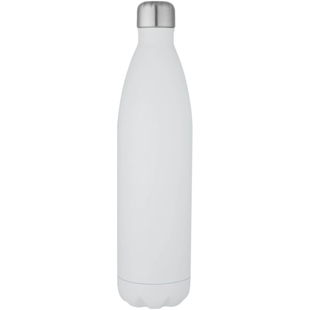 Cove 1 L vakuumisolierte Edelstahlflasche - weiss - Vorderseite