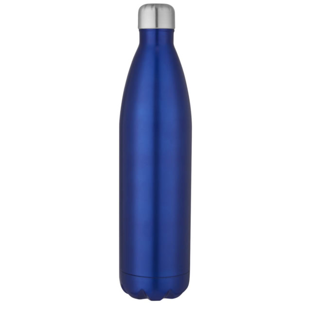 Cove 1 L vakuumisolierte Edelstahlflasche - blau - Vorderseite