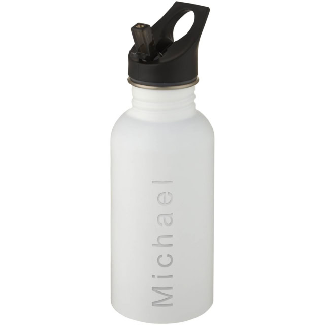 Lexi 500 ml Sportflasche - weiss - Logo 2