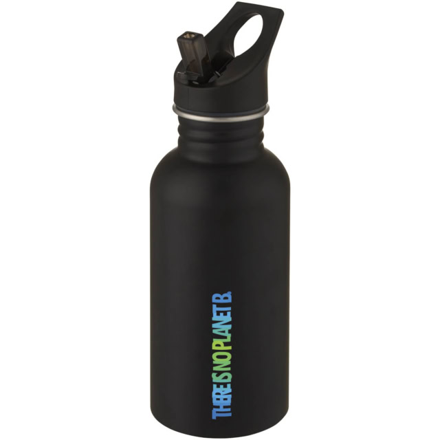 Lexi 500 ml Sportflasche - schwarz - Logo 1