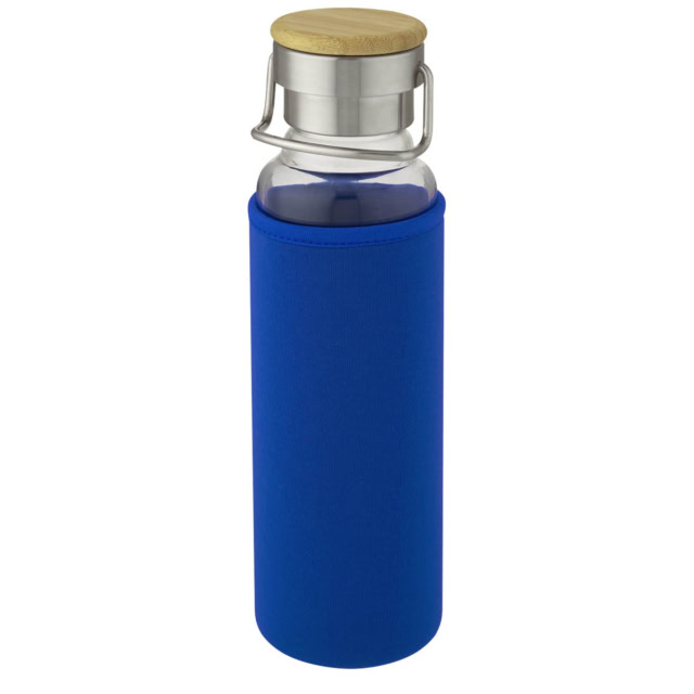 Thor 660 ml Glasflasche mit Neoprenhülle - blau - Extra 2