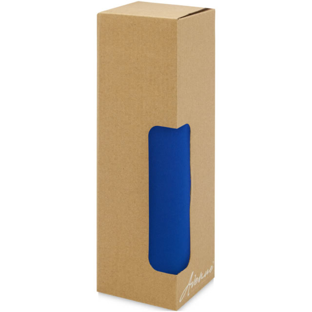 Thor 660 ml Glasflasche mit Neoprenhülle - blau - Package