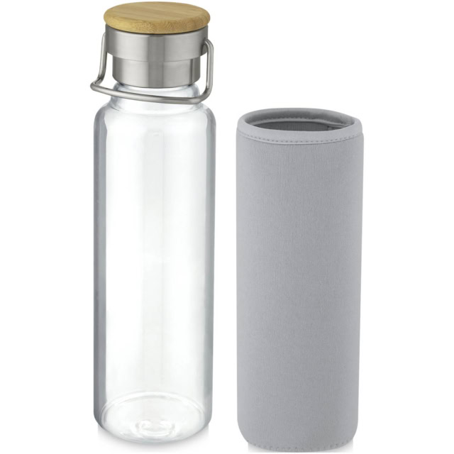 Thor 660 ml Glasflasche mit Neoprenhülle - grau - Extra 1