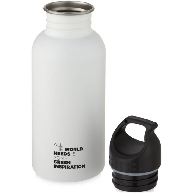 Luca 500 ml Sportflasche - weiss - Logo 1