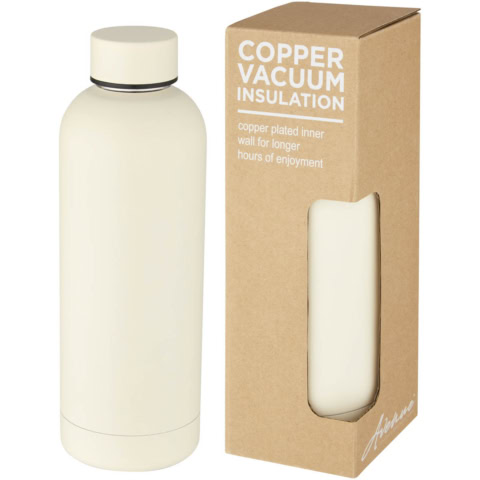 Spring 500 ml Kupfer-Vakuum Isolierflasche - Ivory cream - Hauptfoto