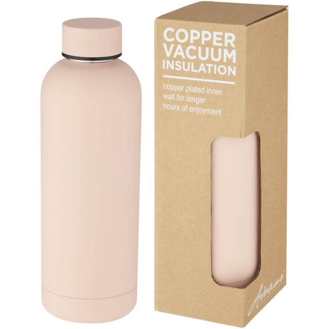 Spring 500 ml Kupfer-Vakuum Isolierflasche - Pale blush pink - Hauptfoto