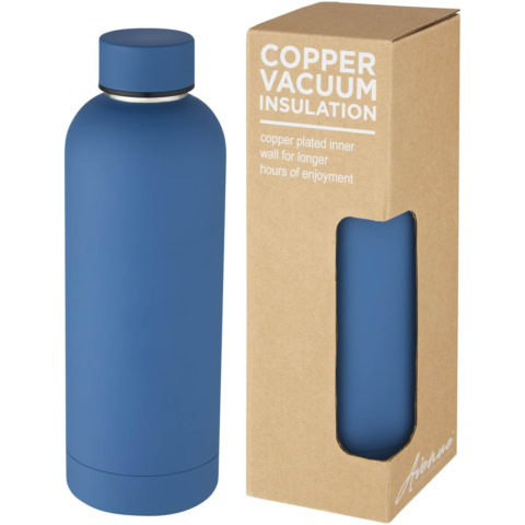 Spring 500 ml Kupfer-Vakuum Isolierflasche - Tech blue - Hauptfoto